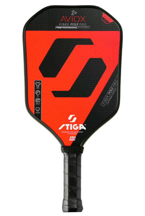 STIGA アビオックス ファイバーポリ プロ レッド（Paddle Aviox Fiber Poly Pro Red）