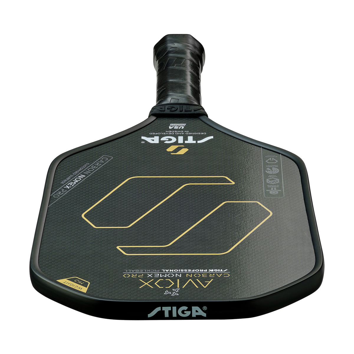 STIGA アビオックス カーボン ノーメックス プロ ゴールド（Paddle Aviox Carbon Nomex Pro Gold）