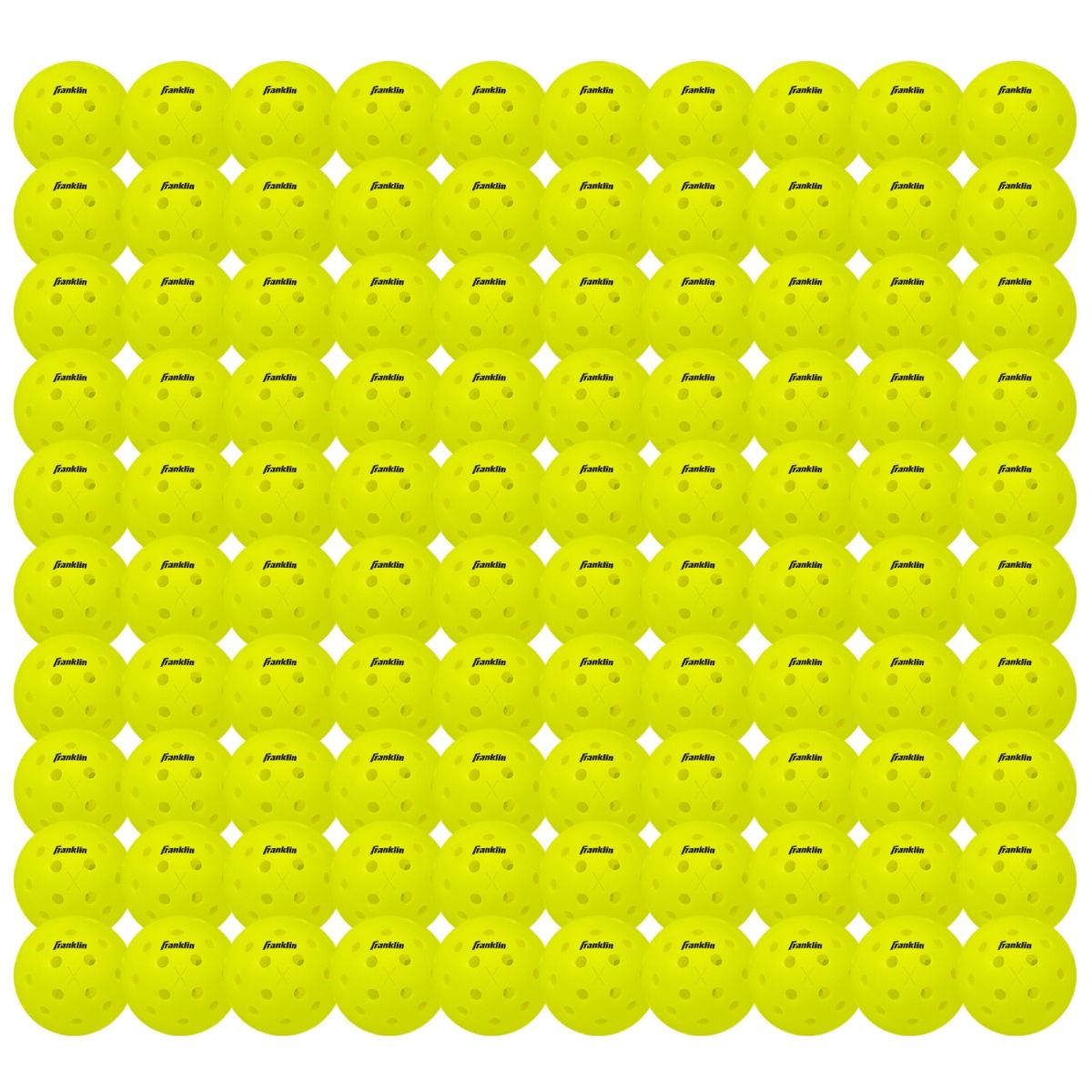 Franklin X-40 屋外用ピックルボール（X-40 Outdoor Pickleballs）3/12/100 Packs
