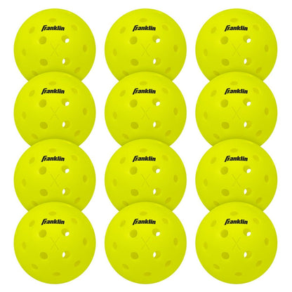 Franklin X-40 屋外用ピックルボール（X-40 Outdoor Pickleballs）3/12/100 Packs